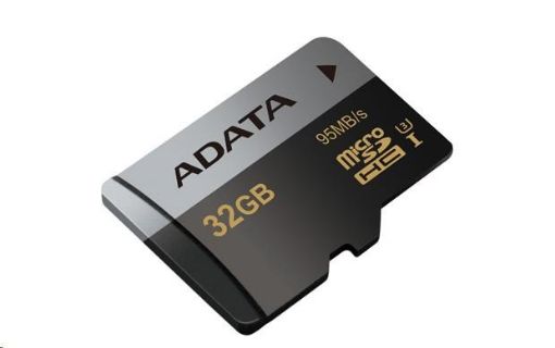 Obrázek ADATA MicroSDHC karta 32GB Premire Pro UHS-I U3 (R:95MB)