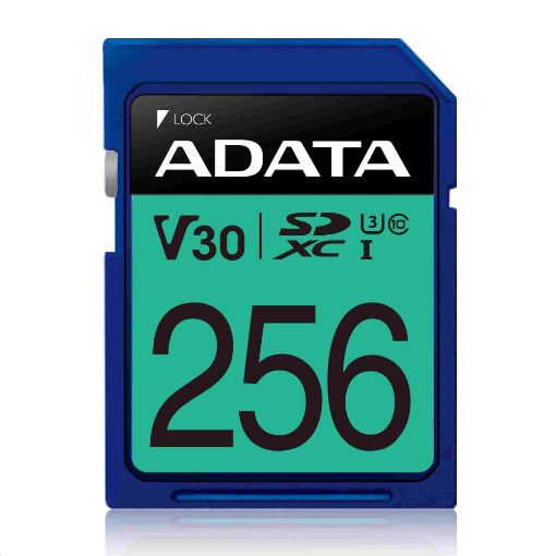 Obrázek ADATA SDXC karta 256GB Premier Pro UHS-I U3 Class 10 (R:95/W:60 MB/s)