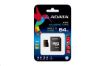 Obrázek ADATA MicroSDXC karta 64GB XPG UHS-I U3 (R:95/W:90 MB/s) + SD adaptér