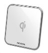 Obrázek ADATA Charging pad CW0100, wireless, white / nabíjecí podložka, bezdrátová, bílá