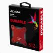 Obrázek ADATA External SSD 512GB ASD600 USB 3.0 (R:440/W:430 MB/s) červená