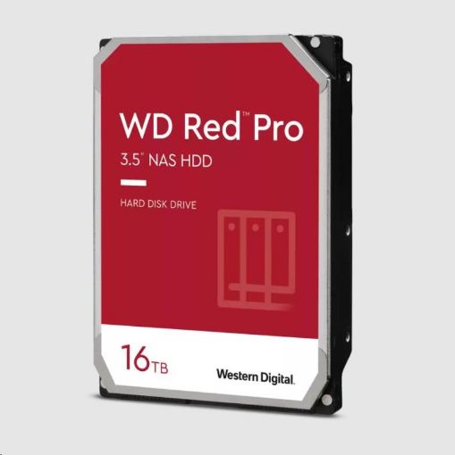 Obrázek WD RED Pro NAS WD161KFGX 16TB SATAIII/600 512MB cache, 259 MB/s