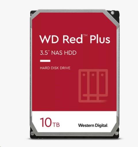 Obrázek WD RED PLUS NAS WD101EFBX 10TB SATAIII/600 256MB cache, 215MB/s CMR