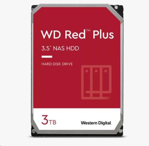 Obrázek WD RED PLUS NAS WD30EFZX 3TB SATA/600 128MB cache 175 MB/s CMR