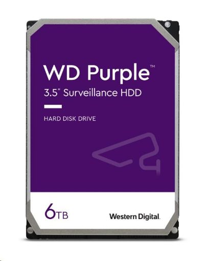 Obrázek WD PURPLE WD62PURZ 6TB SATA/600 128MB cache, Low Noise