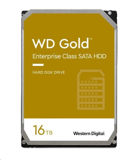 Obrázek WD GOLD WD161KRYZ 16TB SATA/ 6Gb/s 512MB cache 7200 ot.