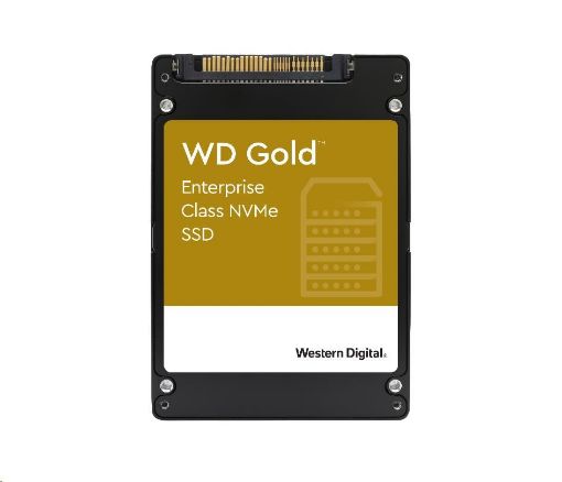 Obrázek WD GOLD SSD WDS768T1D0D 7,68TB NVMe (R:3100,W:1800 MB/s), U.2. 2.5"