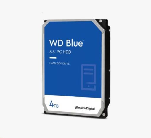 Obrázek WD BLUE WD40EZAZ 4TB SATA/600 256MB cache 5400 ot. 180 MB/s