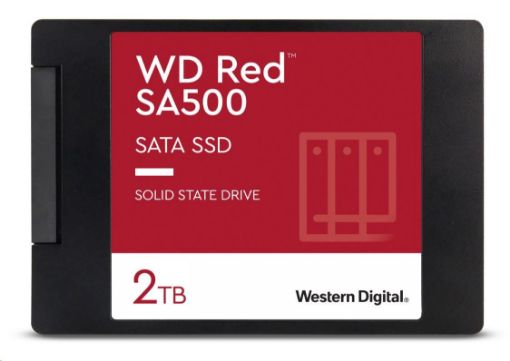 Obrázek WD RED SSD 3D NAND WDS200T1R0A 2TB SATA/600, (R:560, W:530MB/s), 2.5"