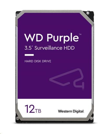 Obrázek WD PURPLE WD121PURZ 12TB SATA/600 256MB cache, Low Noise