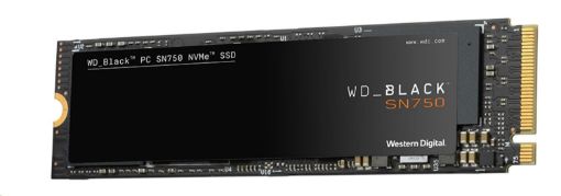 Obrázek WD BLACK SSD NVMe 2TB PCIe SN750, Gen3 8 Gb/s, (R:3400, W:2900MB/s)