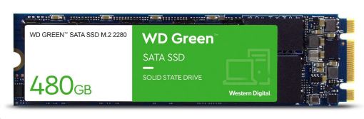 Obrázek WD GREEN SSD WDS480G2G0B 480GB M.2, (R:540, W:465MB/s)