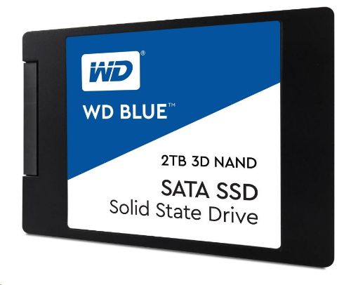 Obrázek WD BLUE SSD 3D NAND WDS250G2B0A 250GB SATA/600, (R:550, W:525MB/s), 2.5"