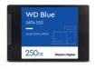 Obrázek WD BLUE SSD 3D NAND WDS250G2B0A 250GB SATA/600, (R:550, W:525MB/s), 2.5"