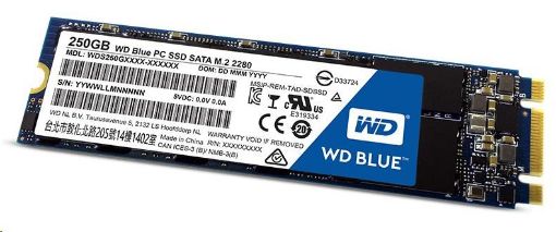 Obrázek WD BLUE SSD 3D NAND WDS200T2B0B 2TB M.2, (R:560, W:530MB/s)