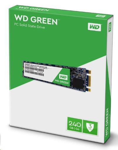 Obrázek WD GREEN SSD WDS240G2G0B 240GB M.2, (R:540, W:465MB/s)