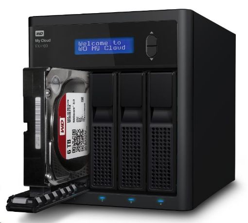 Obrázek WD My CLOUD EX 4100, 32 TB (4x8TB) 3,5", RJ45, NAS