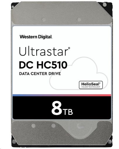 Obrázek Western Digital Ultrastar® HDD 8TB (HUH721008ALN600) DC HC510 3.5in 26.1MM 256MB 7200RPM SATA 4KN ISE