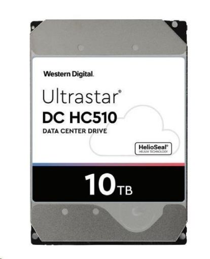 Obrázek Western Digital Ultrastar® HDD 10TB (HUH721010ALN601) DC HC510 3.5in 26.1MM 256MB 7200RPM SATA 4KN SED