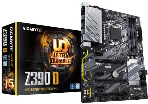 Obrázek GIGABYTE MB Sc LGA1151 Z390 D, Intel Z390, 4xDDR4, VGA, ATX