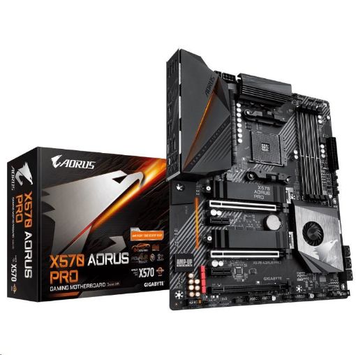 Obrázek GIGABYTE MB Sc AM4 X570 AORUS PRO, AMD X570, 4xDDR4, VGA