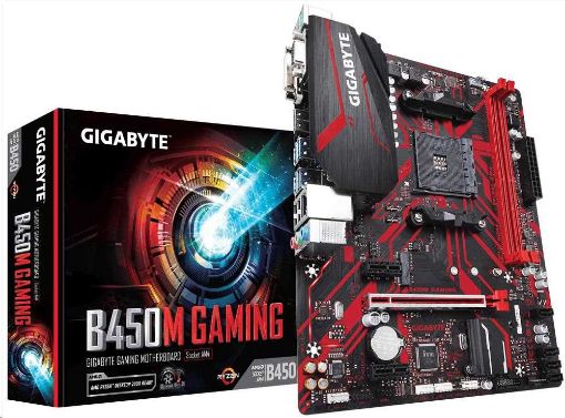 Obrázek GIGABYTE MB Sc AM4 B450M GAMING, AMD B450, 2xDDR4, VGA, mATX