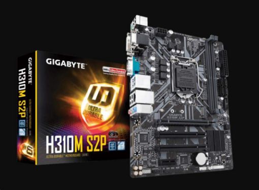 Obrázek GIGABYTE MB Sc LGA1151 H310M S2P, Intel H310, 2xDDR4, VGA, mATX