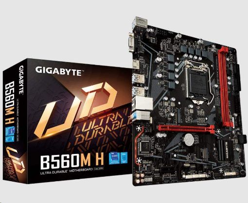 Obrázek GIGABYTE MB Sc LGA1200 B560M H, Intel B560, 2xDDR4, 1xHDMI, 1xVGA, mATX