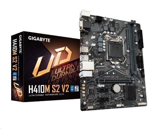 Obrázek GIGABYTE MB Sc LGA1200 H410M S2 V2, Intel H470, 2xDDR4, VGA, mATX