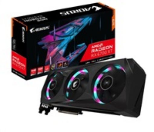 Obrázek GIGABYTE VGA AMD Radeon RX 6700 XT AORUS ELITE 12G, RX 6700 XT. 2xDP, 2xHDMI