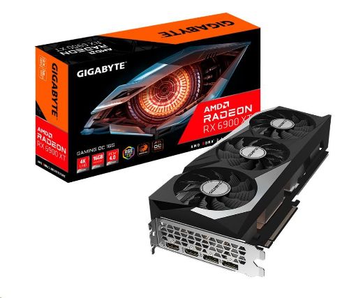 Obrázek GIGABYTE VGA AMD Radeon RX 6900 XT GAMING OC 16G, RX 6900 XT, 16GB GDDR6, 2xDP, 2xHDMI