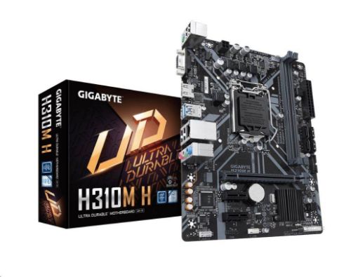 Obrázek GIGABYTE MB Sc LGA1151 H310M H 1.1, Intel H370, 2xDDR4, 1xHDMI, 1xVGA, mATX