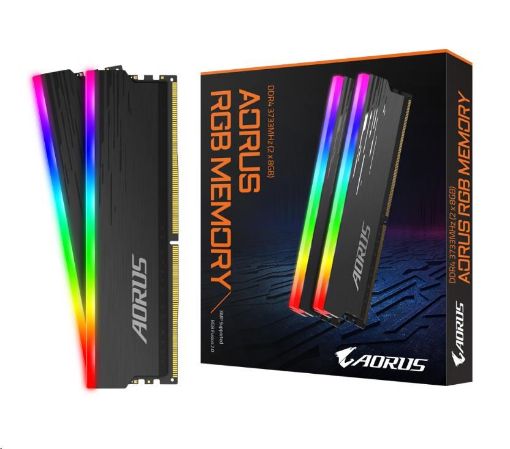 Obrázek DIMM DDR4 16GB 3733MHz (2x8GB kit) GIGABYTE AORUS RGB MEMORY