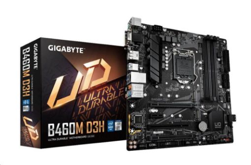 Obrázek GIGABYTE MB Sc LGA1200 B460M D3H, Intel B460, 4xDDR4, VGA, mATX