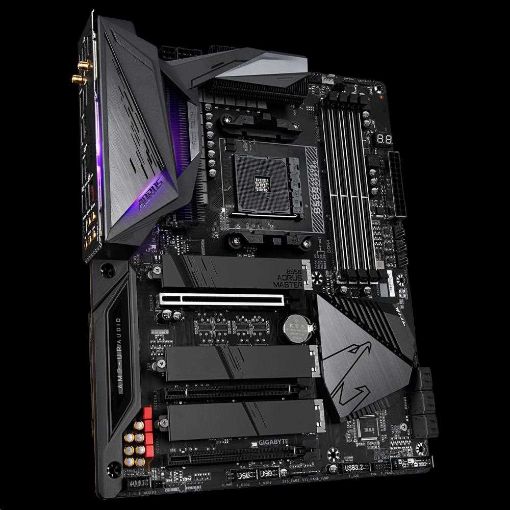 Obrázek GIGABYTE MB Sc AM4 B550 AORUS MASTER, AMD B550, 4 x DDR4, HDMI, Wi-Fi