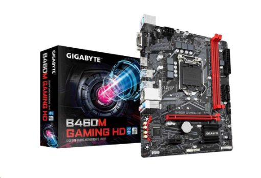 Obrázek GIGABYTE MB Sc LGA1200 B460M GAMING HD, Intel B460, 2xDDR4, VGA, micro-ATX