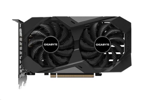 Obrázek GIGABYTE VGA NVIDIA GeForce GTX 1650 D6 WINDFORCE OC 4G, 4GB GDDR6, 1xDVI, 1xHDMI, 1xDP