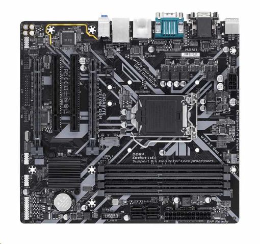 Obrázek GIGABYTE MB Sc LGA1151 H310M D3H, Intel H310, 4xDDR4, VGA, mATX