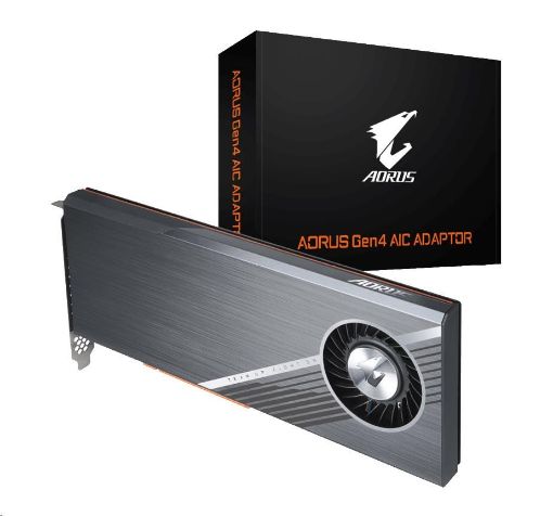 Obrázek GIGABYTE AORUS AIC ADAPTOR M.2 X16 GEN 4 CARD  (4x M.2 NVMe SSD)