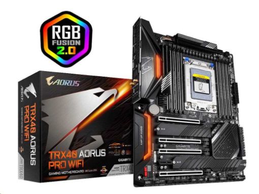 Obrázek GIGABYTE MB TRX40 AORUS PRO WIFI (rev1.0), AMD sTRX4, 8xDDR4, Wi-Fi