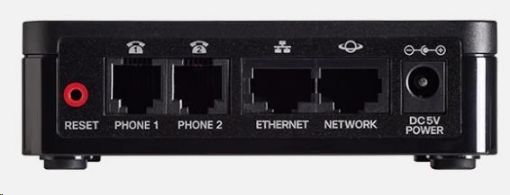 Obrázek Cisco ATA192, VoIP multiplatformový telefonní adaptér, 2xRJ-45,2xRJ-11, 2xSIP - rozbaleno