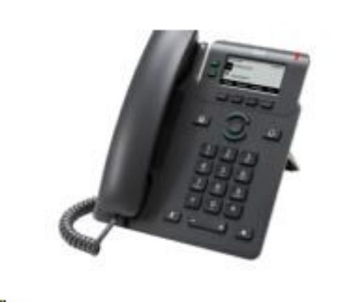 Obrázek Cisco CP-6821-3PCC-K9=, VoIP telefon, 2line, 2,5" LCD, 2x10/100, PoE, MPP, bez adaptéru