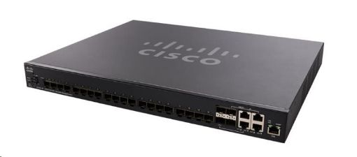 Obrázek Cisco switch SX350X-24F, 20xSFP+, 4x10GbE SFP+/RJ-45