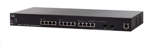 Obrázek Cisco switch SX350X-12, 10x10GbE, 2x10GbE SFP+/RJ-45