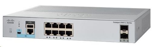 Obrázek Cisco Catalyst 2960L-8PS-LL, 8x10/100/1000, 2xSFP, PoE