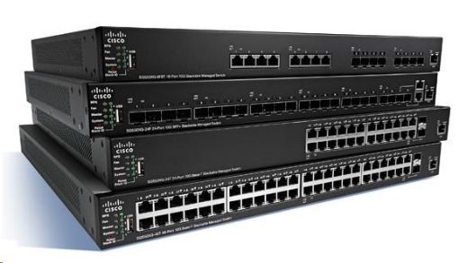 Obrázek Cisco switch SG350X-8PMD, 8x10/100/1000, 2x10GbE SFP+/RJ-45, PoE