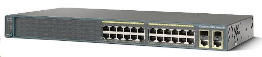 Obrázek Cisco Catalyst 2960+24PC-L, 24x10/100, 2xGbE SFP/RJ-45, PoE