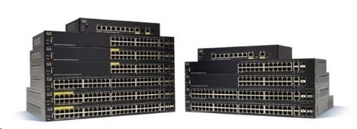 Obrázek Cisco switch SG250X-24P-RF, 24x10/100/1000, 2x10GbE, 2xSFP+, PoE, REFRESH