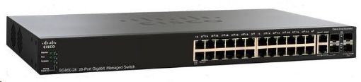 Obrázek Cisco switch SG350-28-RF 24x10/100/1000, 2xSFP, 2xGbE SFP/RJ-45, REFRESH