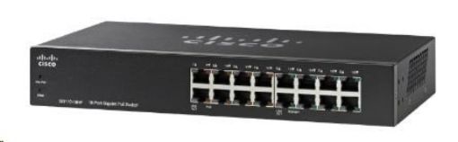 Obrázek Cisco switch SG110-16HP-RF, 16x10/100/1000, PoE, REFRESH